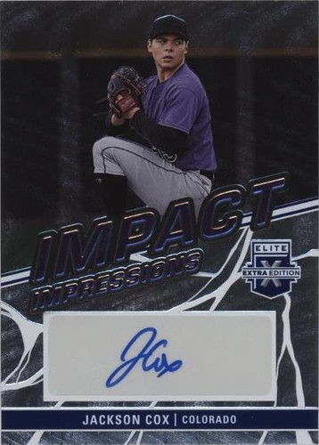 2023 Panini Elite Extra Edition - Jackson Cox #II-JXC