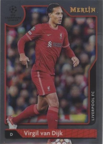 2021-22 Topps Merlin Collection Chrome UCL Virgil van Dijk #103