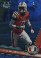 2023 Bowman University Chrome Sapphire Edition James Williams #65