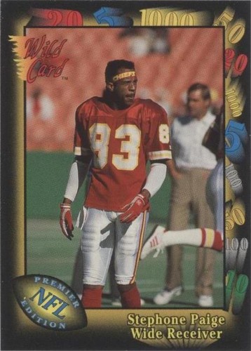 1991 Wild Card Stephone Paige #25