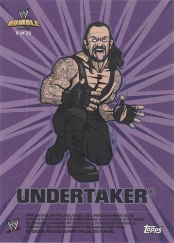 2010 Topps Rumble Pack - Undertaker #8