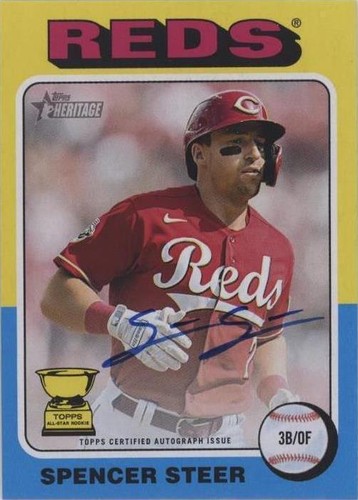 2024 Topps Heritage - Spencer Steer #ROA-SS