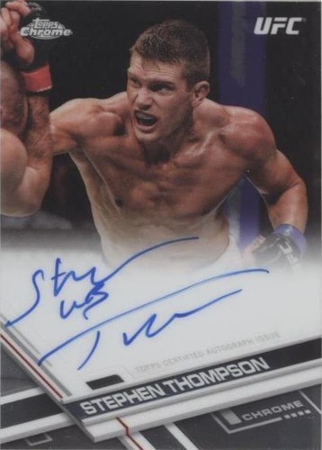 2017 Topps Chrome UFC - Stephen Thompson #FA-ST