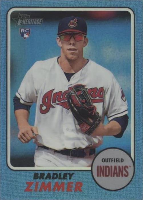 2017 Topps Heritage High Number - Bradley Zimmer #THC-576