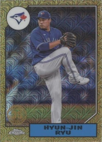 リュウ　ジン Hyun-Jin Ryu 2022 Topps Series 2 Silver Pack Blue /150