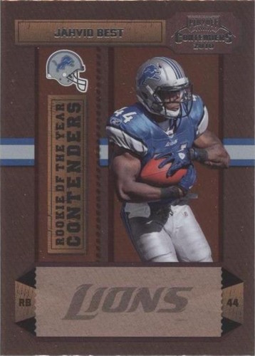 2010 Playoff Contenders Jahvid Best #3