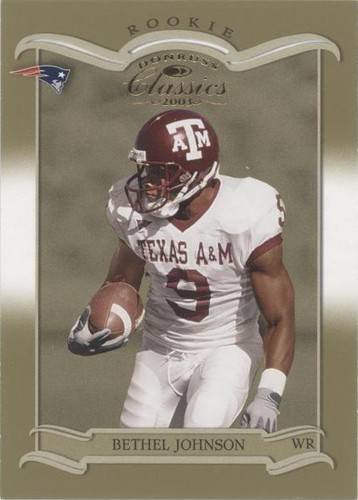 2003 Donruss Classics Bethel Johnson #183
