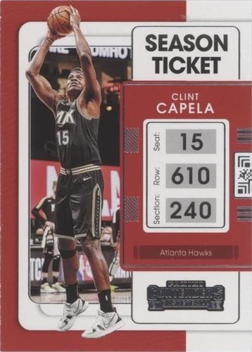 2021-22 Panini Contenders - Clint Capela #24