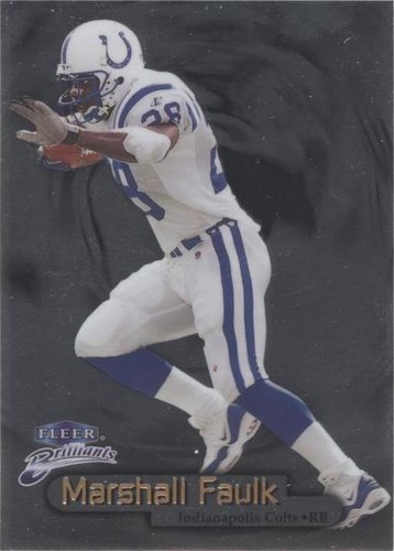 1998 Fleer Brilliants Marshall Faulk #63