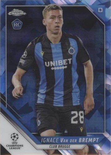 2021-22 Topps Chrome UCL Sapphire Edition Ignace Van der Brempt #156