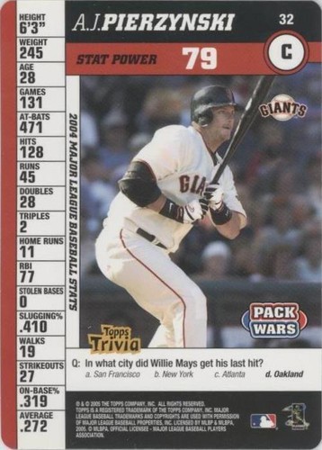 2005 Topps Pack Wars - A.J. Pierzynski #32