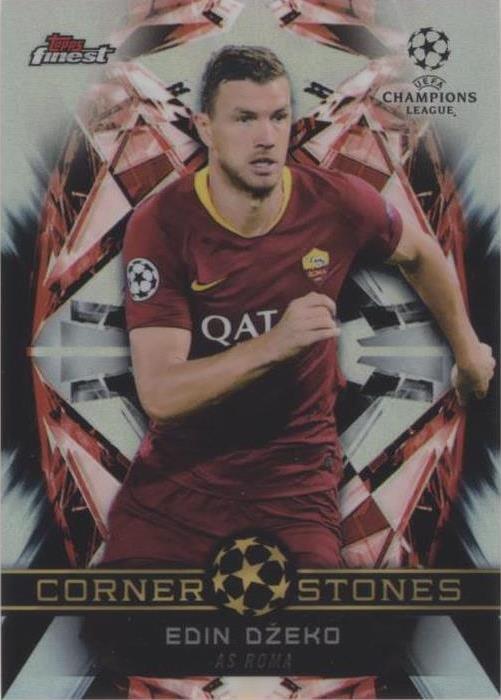 2018-19 Topps Finest UCL Edin Dzeko #FC-ED