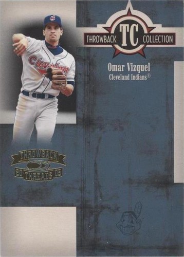 2005 Donruss Throwback Threads - Omar Vizquel #TC-13