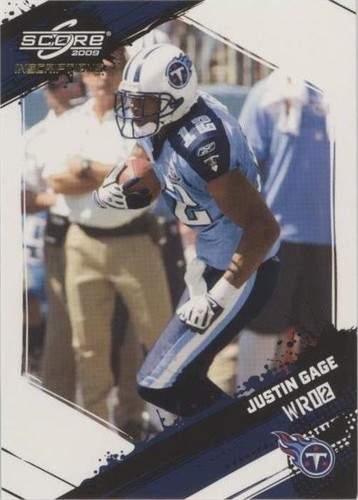 2009 Score Inscriptions Justin Gage #284