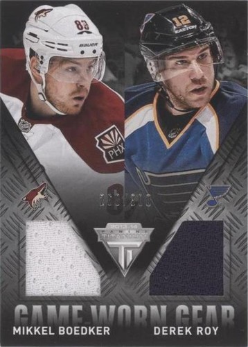 2013-14 Panini Titanium - Derek Roy Mikkel Boedker #GD-BR