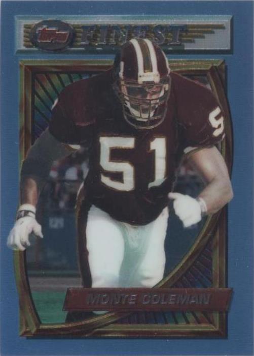 1994 Topps Finest Monte Coleman #33