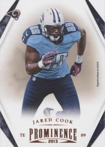 2013 Panini Prominence Jared Cook #81