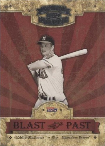 2004 Donruss Throwback Threads - Eddie Mathews #BP-6