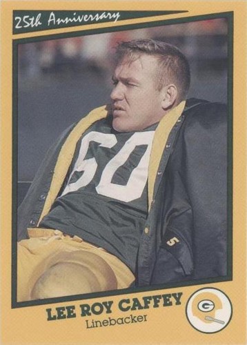 1969 TOPPS FOOTBALL GREEN BAY PACKERS LEE ROY CAFFEY CARD #146 VG