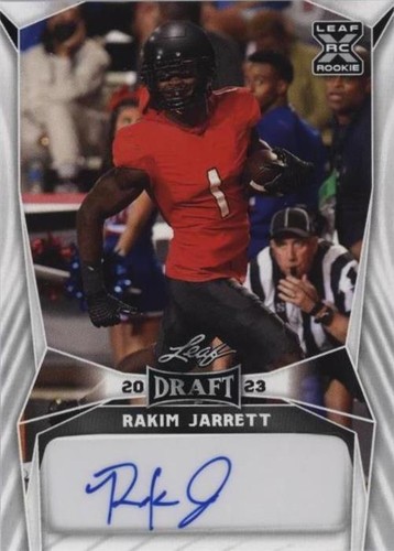 2023 Leaf Draft Rakim Jarrett #BA-RJ1