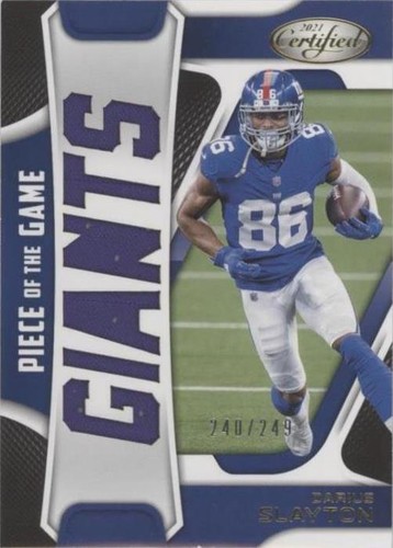 2021 Panini Certified Darius Slayton #POG-DAS