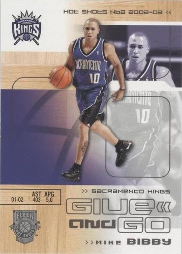 2002-03 Fleer Hot Shots - Mike Bibby/Chris Webber #124