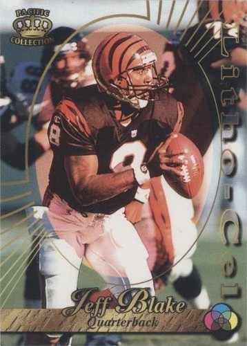 1996 Pacific Litho-Cel Jeff Blake #LITHO-21