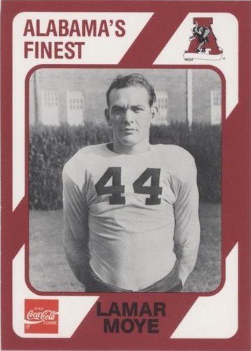 1989 Collegiate Collection Alabama Crimson Tide Lamar Moye #162