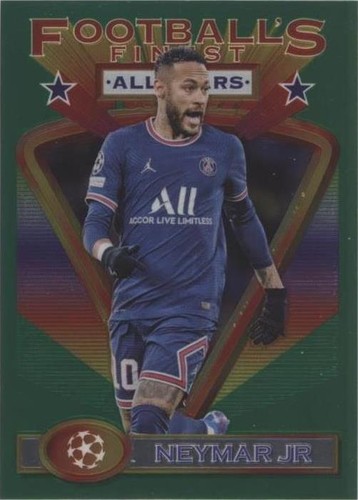 2021-22 Topps Finest Flashbacks UCL Neymar Jr. #64