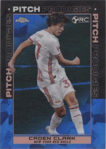 2021 Topps Chrome MLS Sapphire Edition Caden Clark #186
