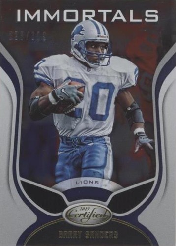 2019 Panini Certified Barry Sanders #101
