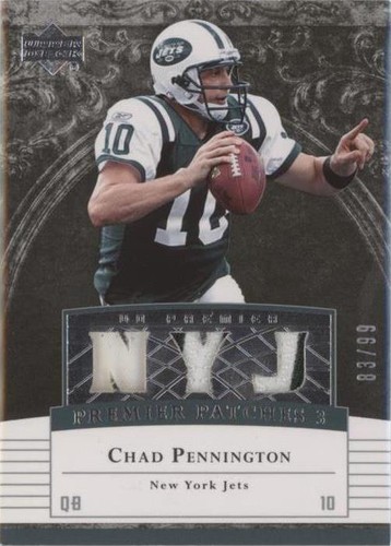 2007 UD Premier Chad Pennington #PP3-PE