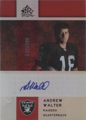 2005 Upper Deck Reflections Andrew Walter #RE-AW
