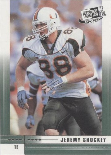2002 Press Pass JE Jeremy Shockey #12