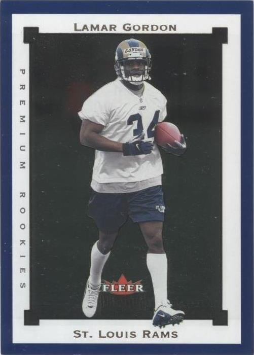 2002 Fleer Premium Lamar Gordon #154