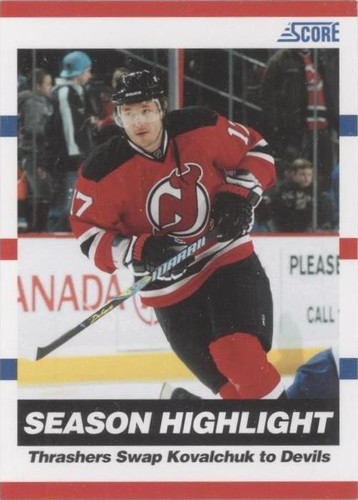 2010-11 Score - Ilya Kovalchuk #19
