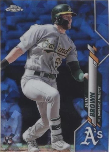 Seth Brown 2020 Topps Baseball #123 Oakland Athletics Rookie