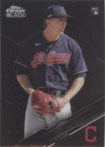 2020 Topps Chrome Black - James Karinchak #92