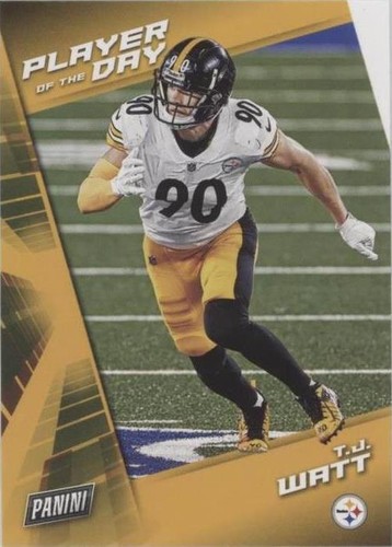 2021 Panini Player of the Day T.J. Watt #43