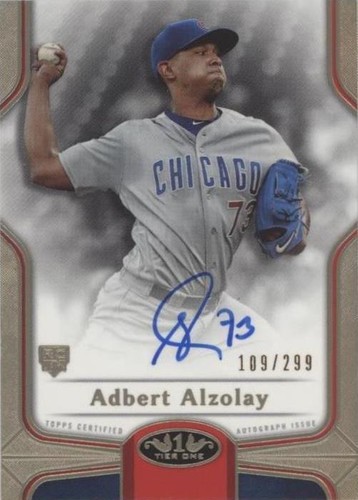2020 Topps Tier One - Adbert Alzolay #BOA-AAL