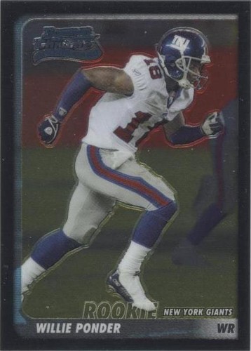 2003 Bowman Chrome Willie Ponder #209