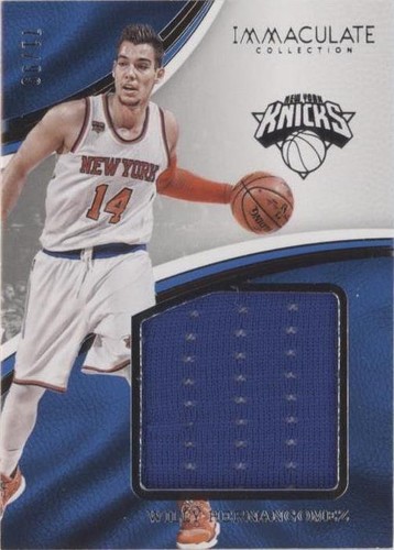 2016-17 Panini Immaculate Collection - Willy Hernangomez #SM-WHG