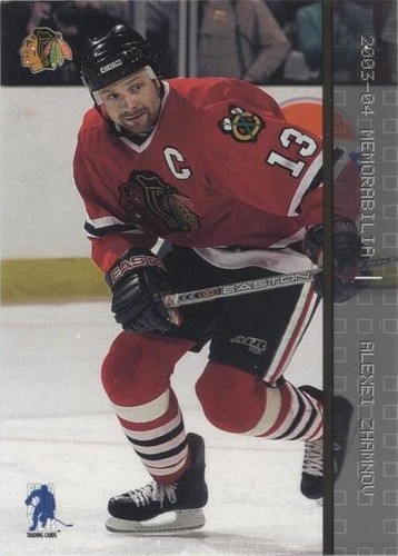 2003-04 In the Game Be A Player Memorabilia - Alex Zhamnov #9