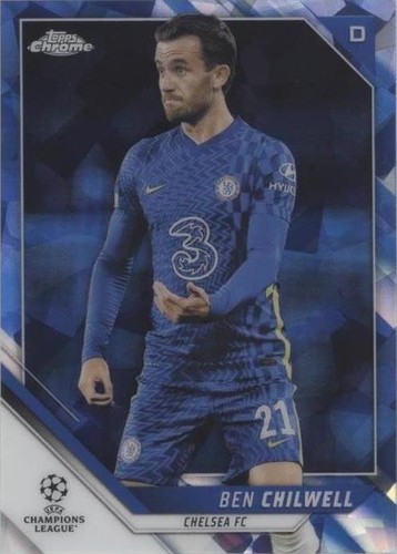 2021-22 Topps Chrome UCL Sapphire Edition Ben Chilwell #198