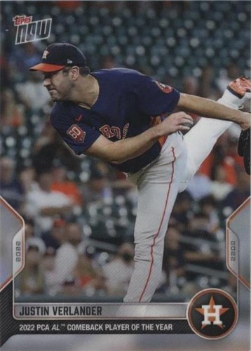 2022 Topps Now - Justin Verlander #PCA-3
