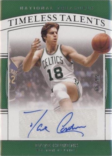 2019-20 Panini National Treasures - Dave Cowens #TTS-DCW