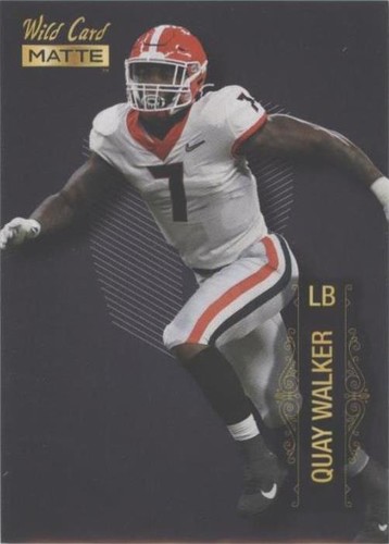 2022 Wild Card MATTE Quay Walker #MB-95