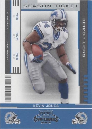 2005 Playoff Contenders Kevin Jones #34
