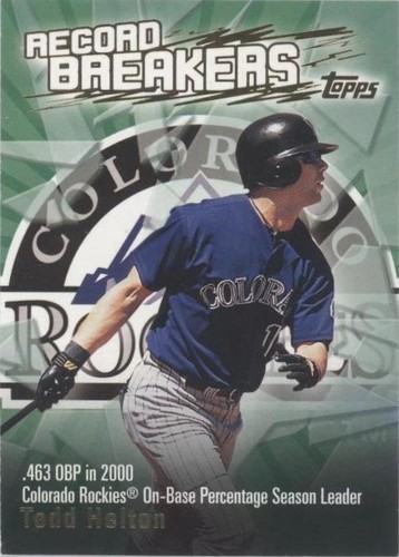 2003 Topps - Todd Helton #RB-TH