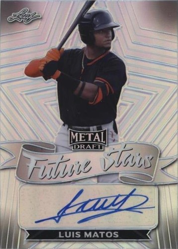 2021 Leaf Metal Draft - Luis Matos #FS-LM2